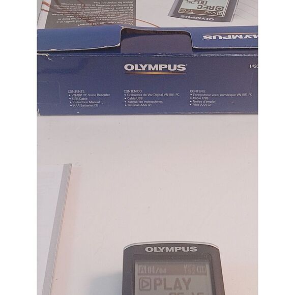 Olympus Digital Voice Recorder 2 GB Model VN-801 PC - Picture 6 of 8